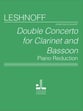 Double Concerto for Clarinet and Bassoon with Piano Reduction cover